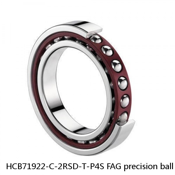 HCB71922-C-2RSD-T-P4S FAG precision ball bearings
