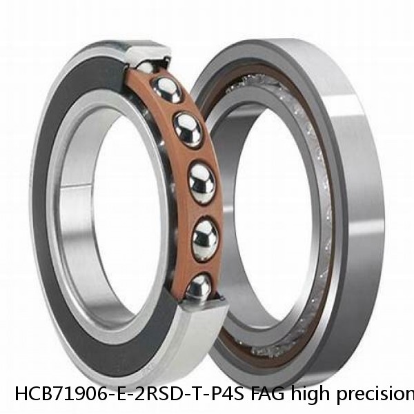 HCB71906-E-2RSD-T-P4S FAG high precision bearings #1 small image