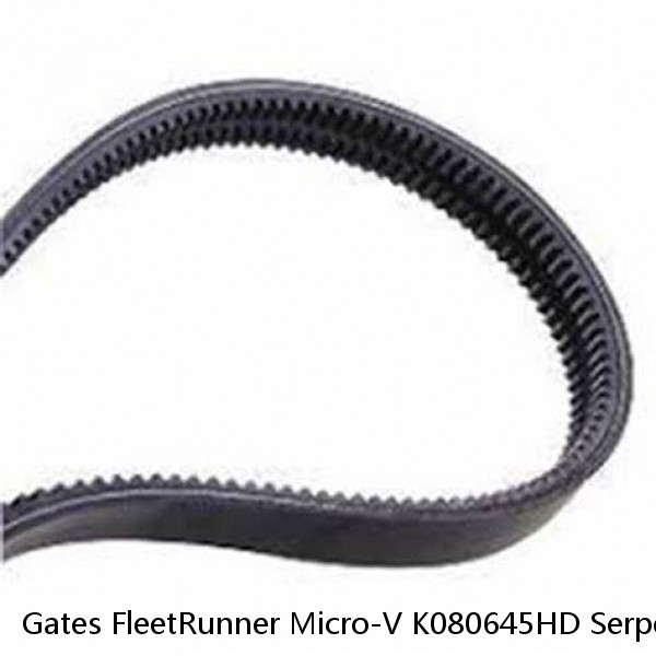 Gates FleetRunner Micro-V K080645HD Serpentine Belt for 1257774H1 14-0607-6 hs #1 small image