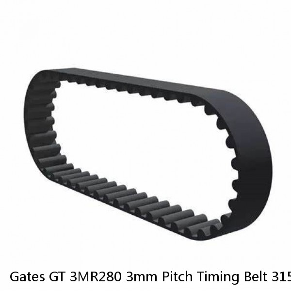 Gates GT 3MR280 3mm Pitch Timing Belt 3158MC SDP A 6R53M280090 #1 small image