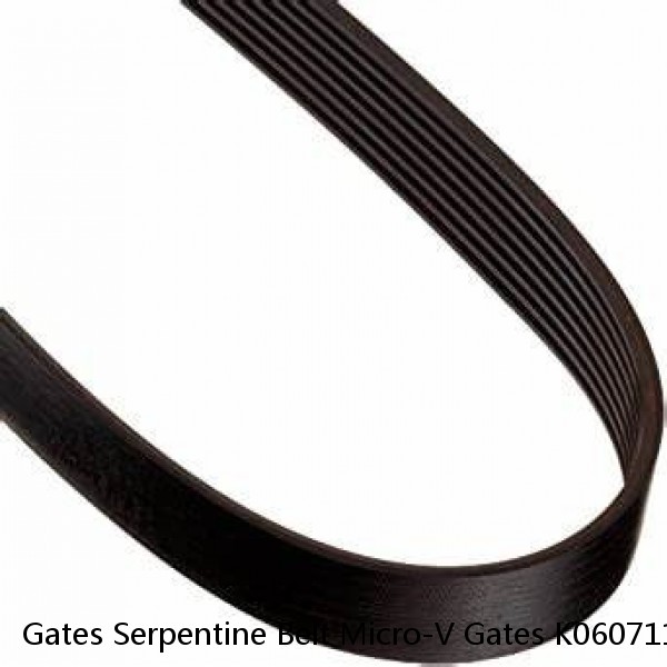 Gates Serpentine Belt Micro-V Gates K060711 For Buick Chevy Oldsmobile #1 image