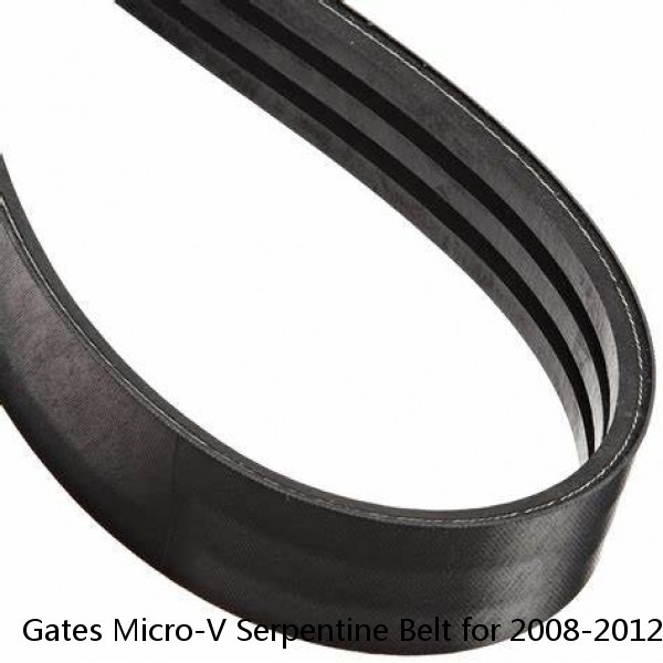Gates Micro-V Serpentine Belt for 2008-2012 Mitsubishi Lancer 2.0L 2.4L L4 iw #1 image