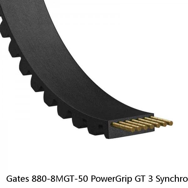Gates 880-8MGT-50 PowerGrip GT 3 Synchronous Timing Belt Antistatic To ISO 9563 #1 image