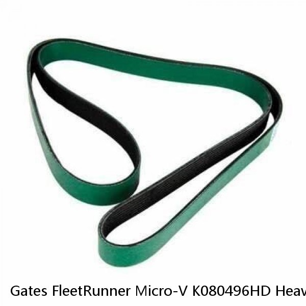 Gates FleetRunner Micro-V K080496HD Heavy Duty Belt 1 3/32" X 50 1/8" #1 image